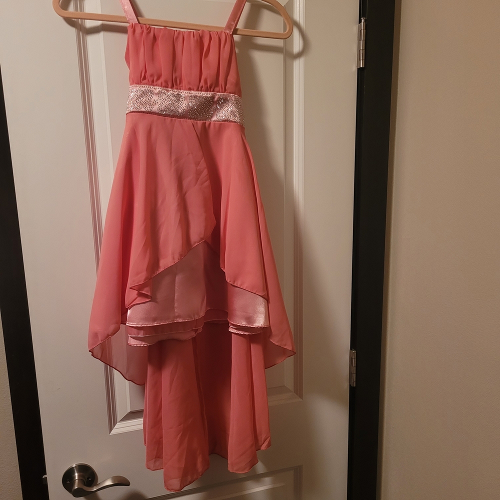 Elegant Pink Kids Formal Dress